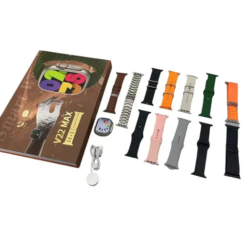 7 In 1 V22 Max Ultra Watch with 14 Straps